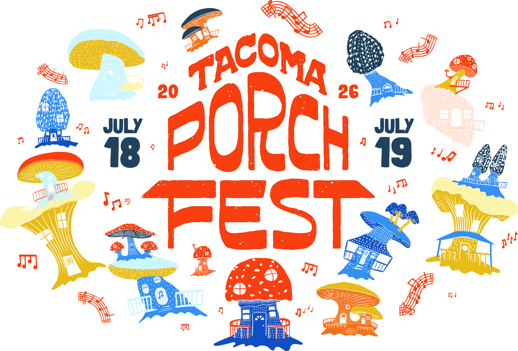 Tacoma Porchfest 2026 — July 18 & 19 — Free Live Music