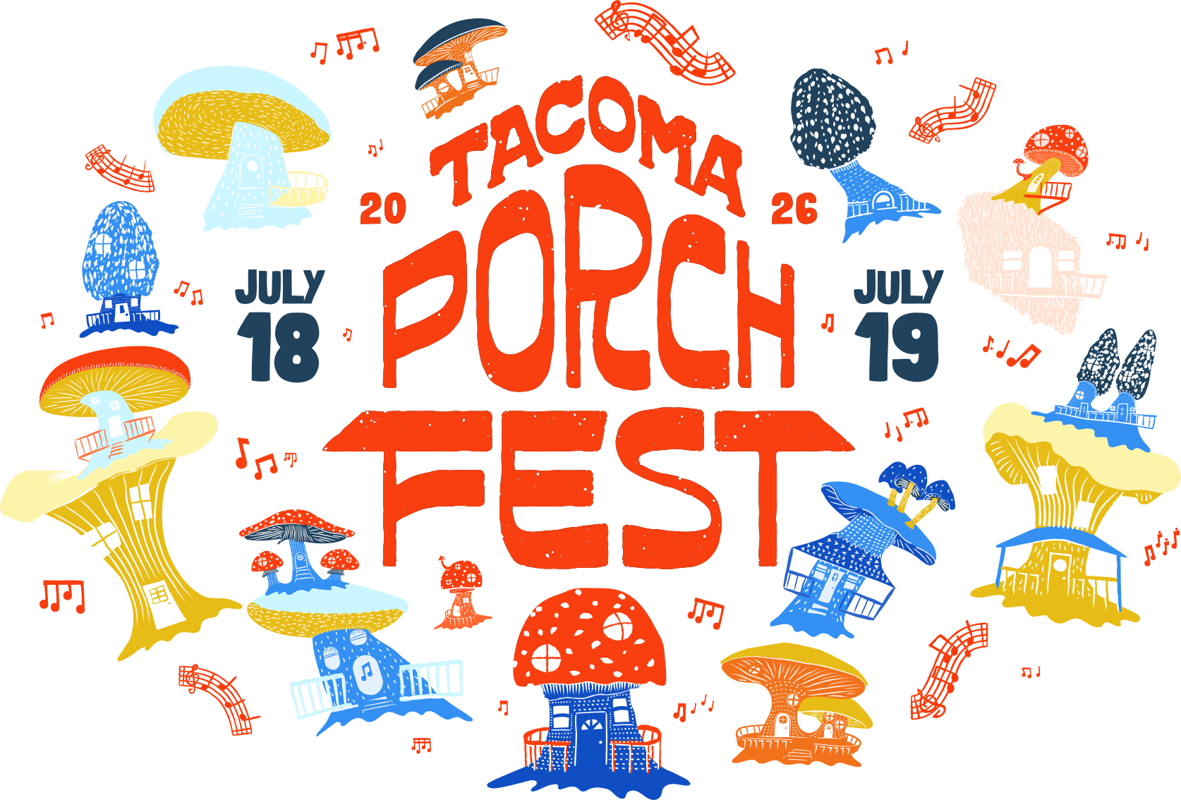 Tacoma Porchfest 2026 — July 18 & 19 — Free Live Music